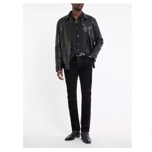 ON THIS DAY black suede pants W002